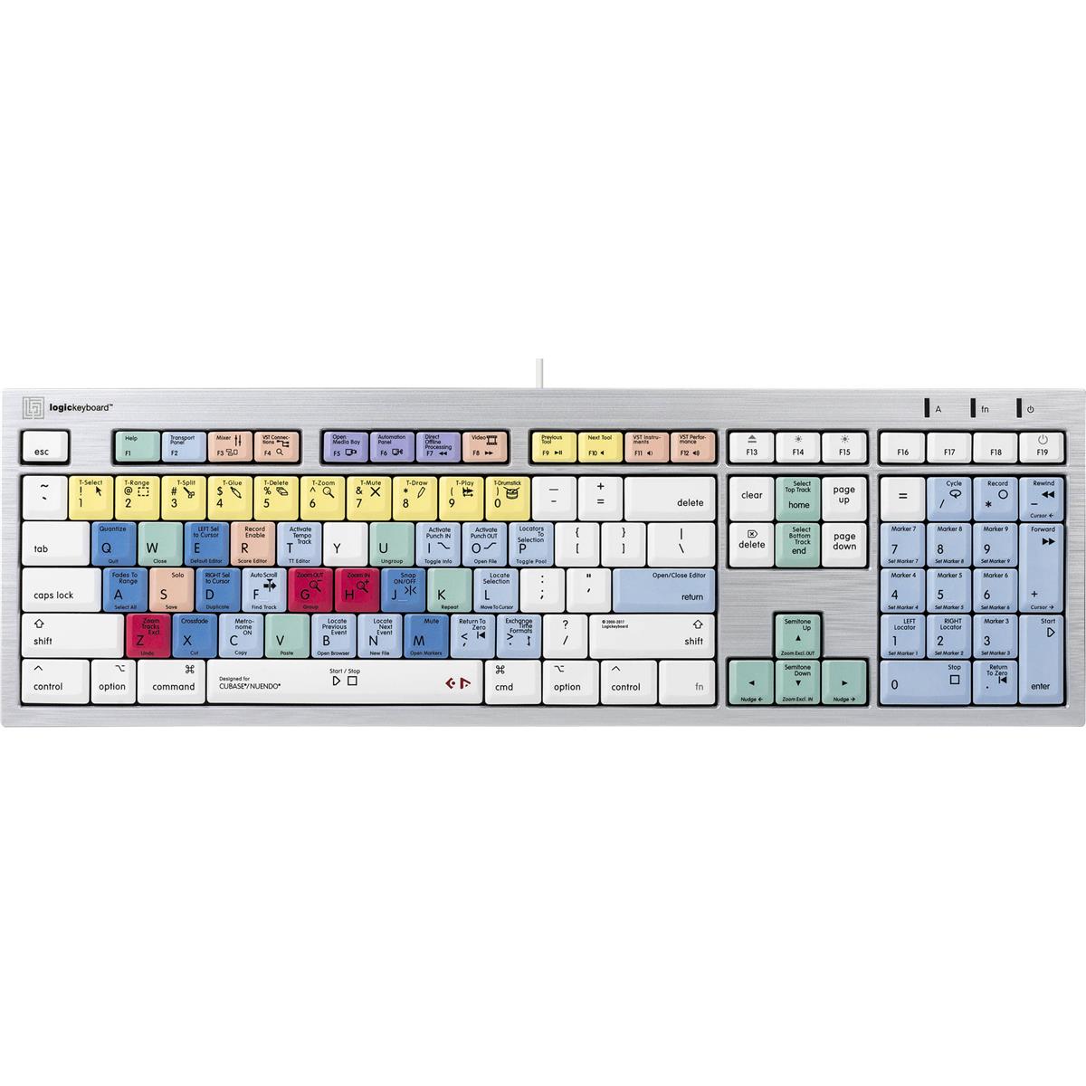 Image of LogicKeyboard ALBA Steinberg Cubase Mac Keyboard (American English)