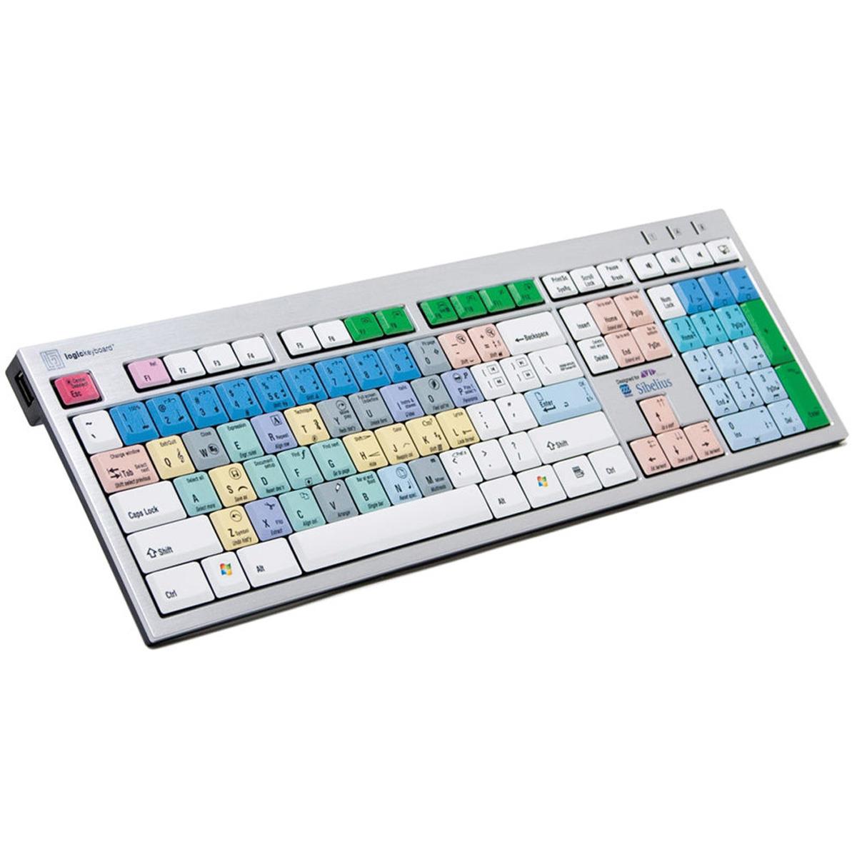 Image of LogicKeyboard Avid Sibelius Slim Line PC Keyboard