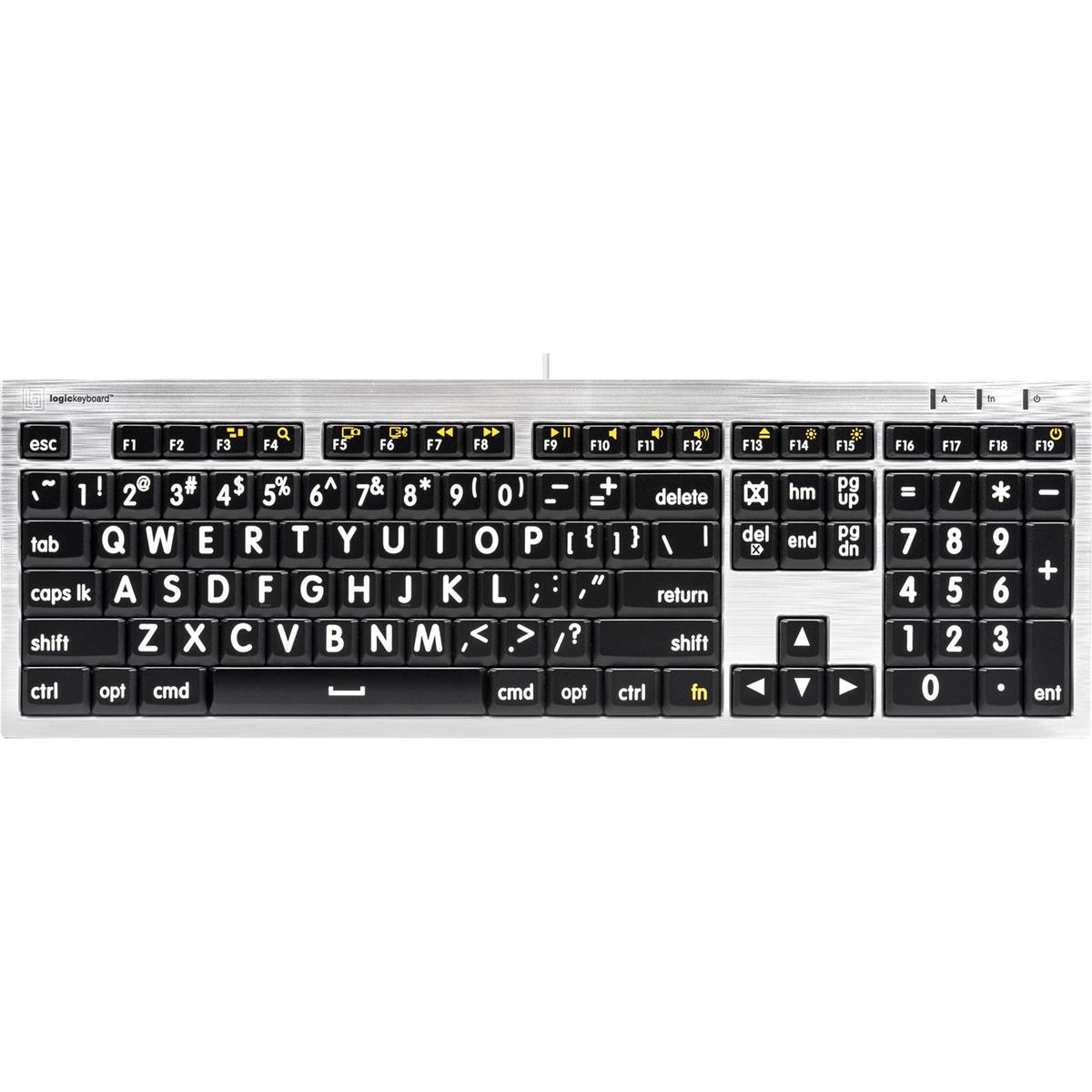Mac Pro Keyboard (american English), White/black