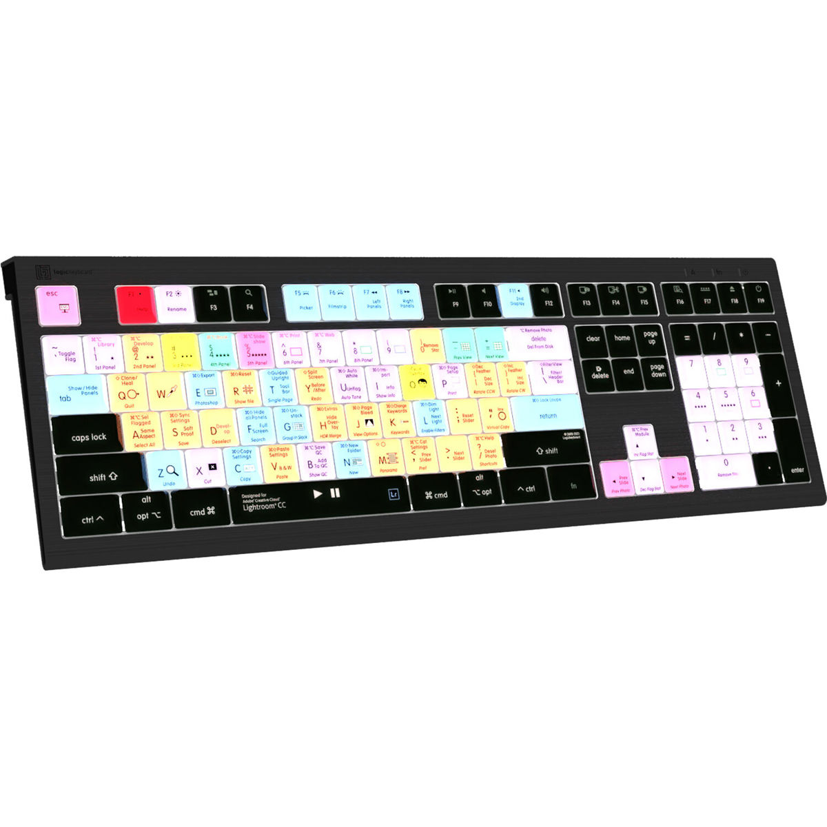 

LogicKeyboard ASTRA 2 Series Mac Wired Keyboard for Adobe Lightroom CC/6, US