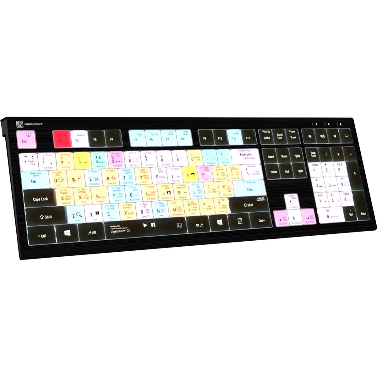 Image of LogicKeyboard ASTRA 2 Series PC Wired Keyboard for Adobe Lightroom CC/6