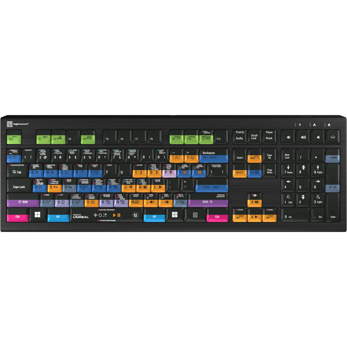 

LogicKeyboard ASTRA 2 PC Wired Backlit Keyboard for Unreal Engine 5