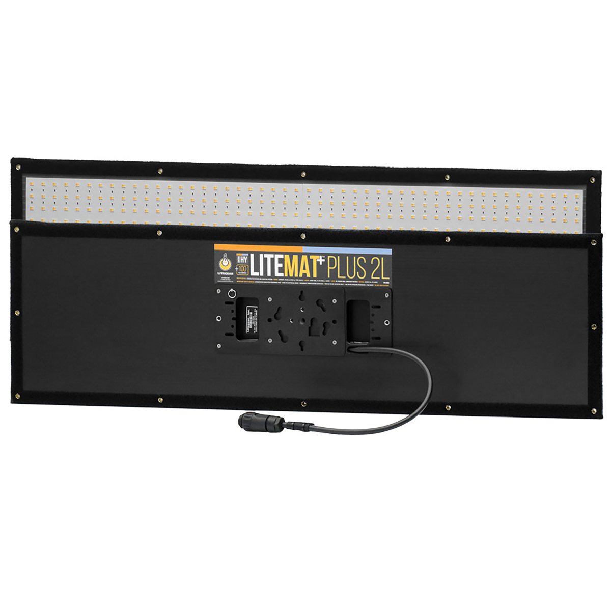 

LiteGear LiteMat Plus2L 11.5x40" 100W Bi-Color Light Kit with DC200 DMX, AC Only