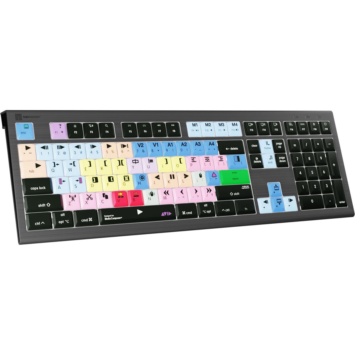

LogicKeyboard ASTRA 2 Series Mac Wired Keyboard for AVID Media Composer, US
