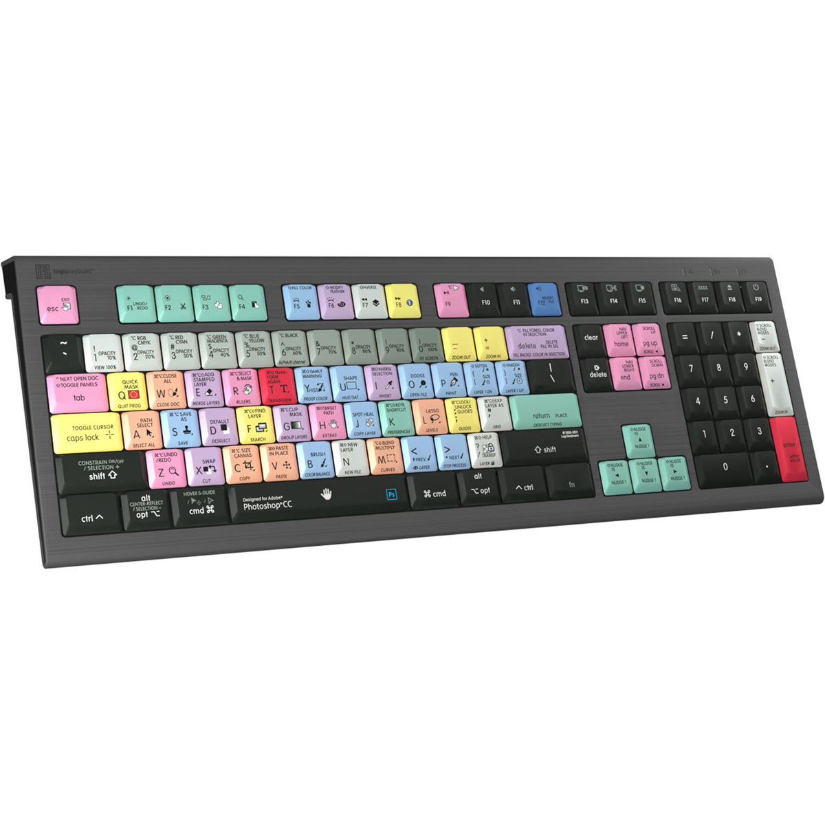 

LogicKeyboard ASTRA 2 Series Mac Wired Keyboard for Adobe Photoshop CC, US