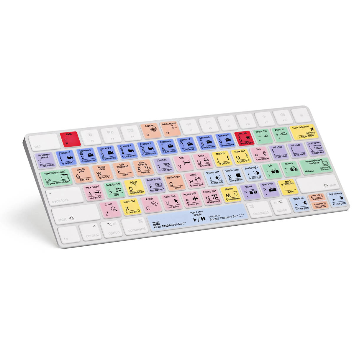 

LogicKeyboard Adobe Premiere Pro CC Apple Magic Ultra-Thin Keyboard Cover