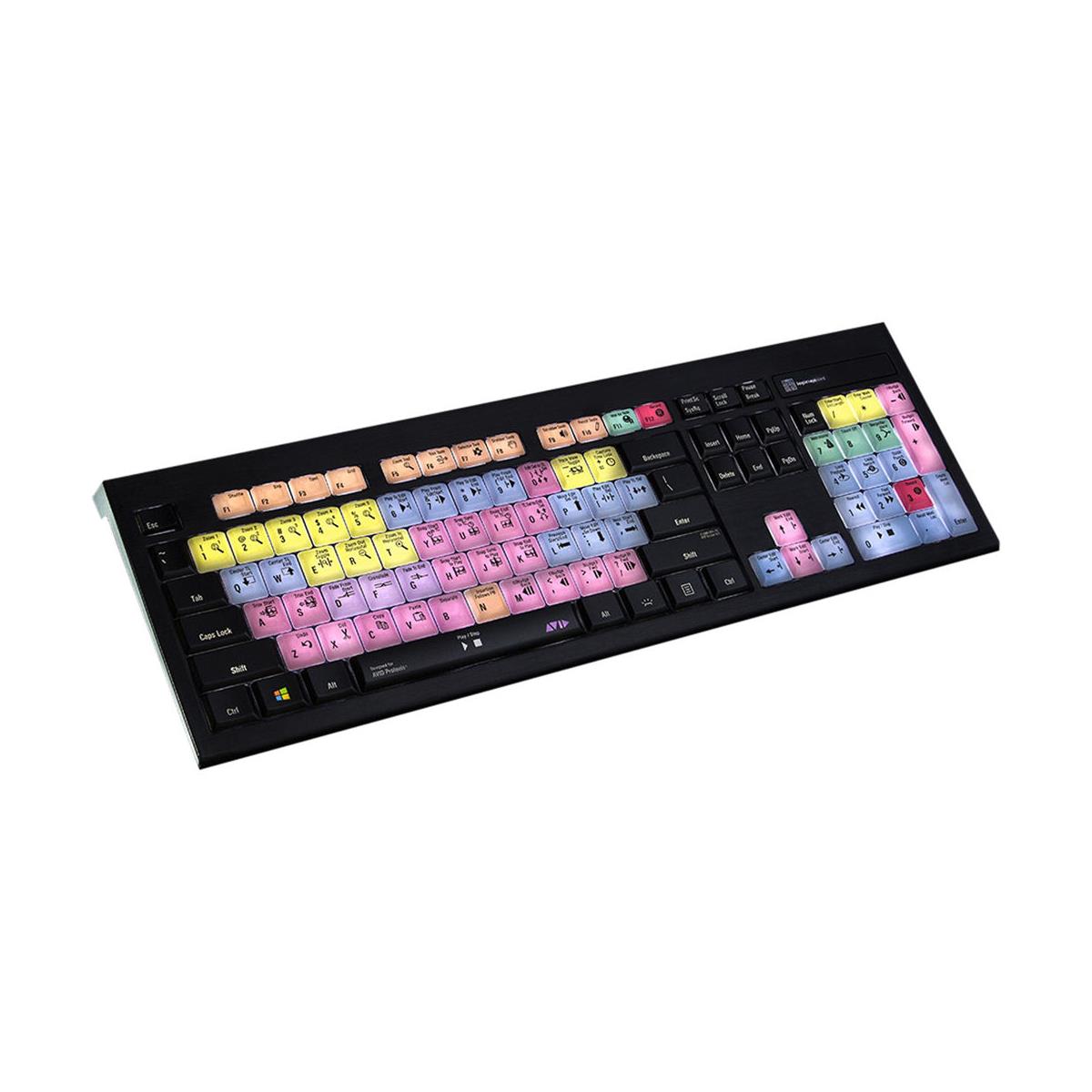 Image of LogicKeyboard Avid Pro Tools Astra Backlit PC American English Keyboard
