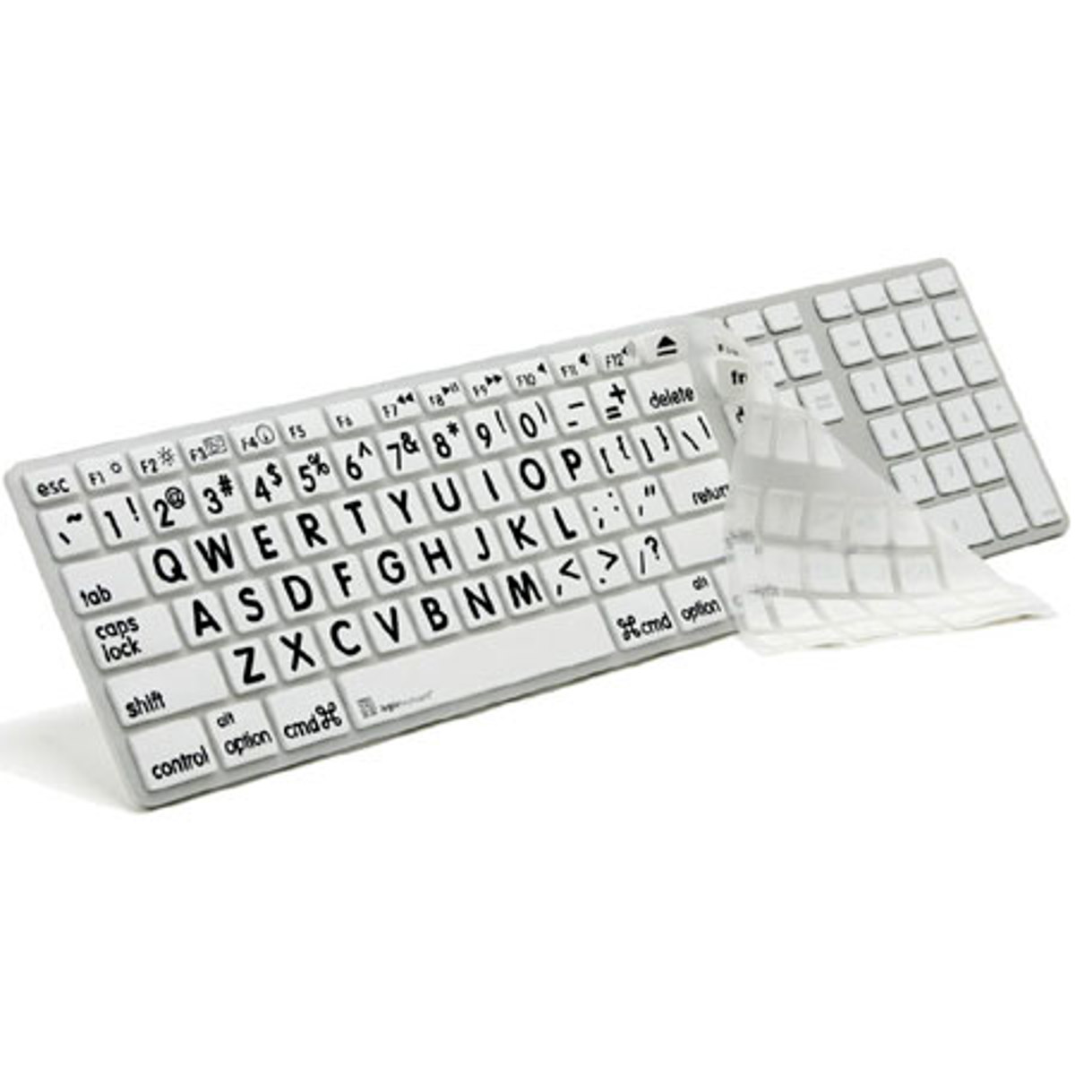 

LogicKeyboard Logicskin Large Print US Cover-White
