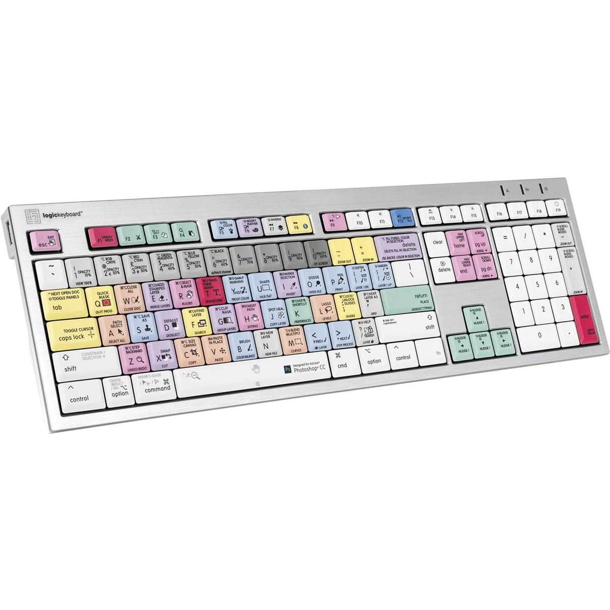 Image of LogicKeyboard ALBA Mac Wired Keyboard for Adobe Photoshop CC