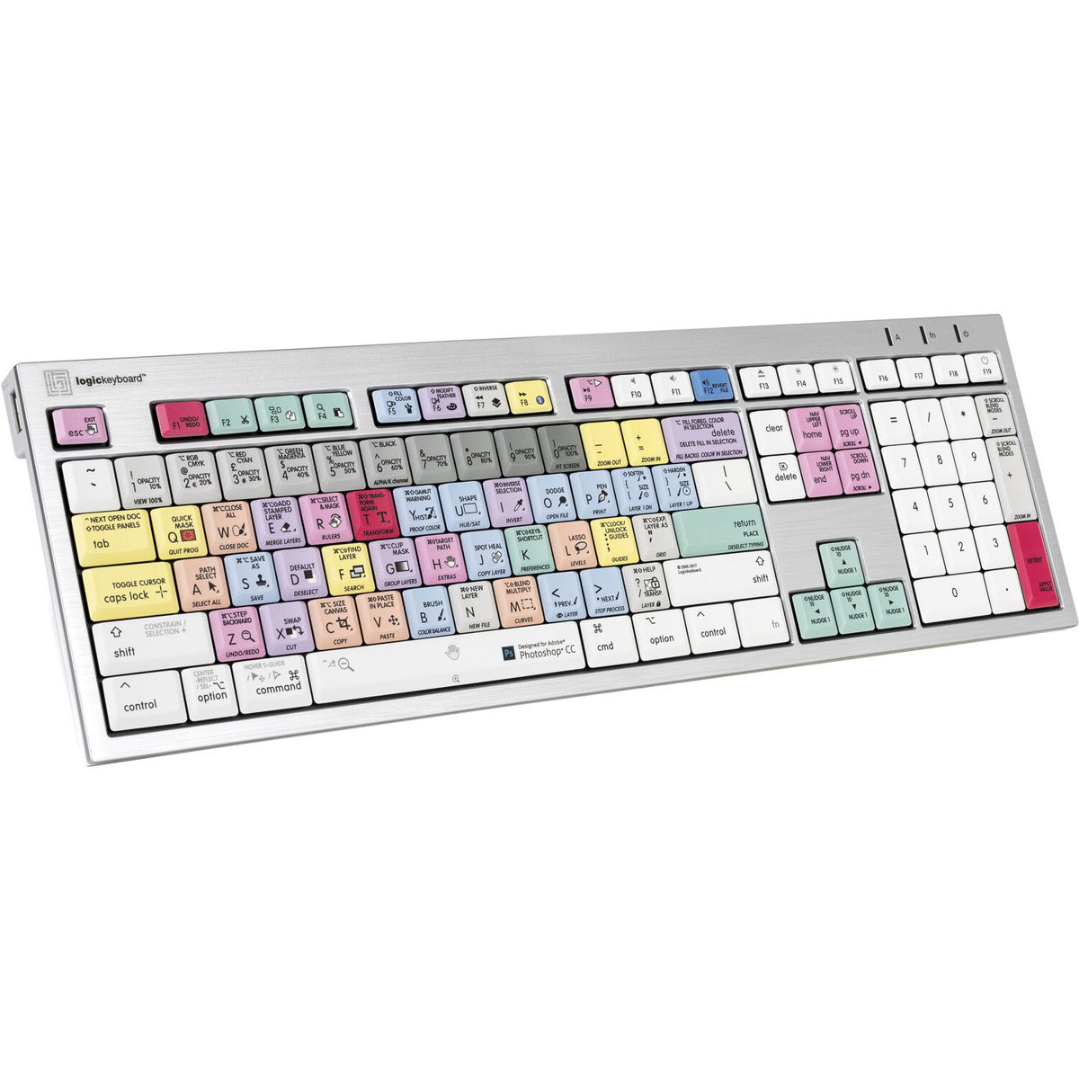 

LogicKeyboard ALBA Mac Wired Keyboard for Adobe Photoshop CC, US English
