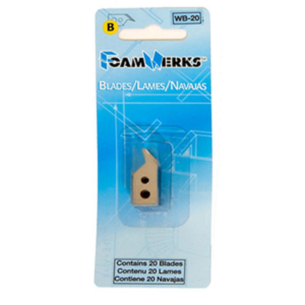 

FoamWerks WB-20 Replacemnt Blades - 20-pack