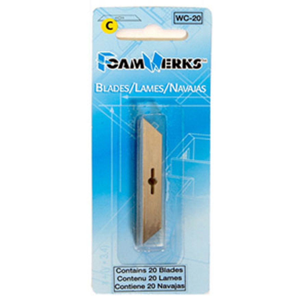 

FoamWerks WC-20 Replacement Blades, 20 Pack