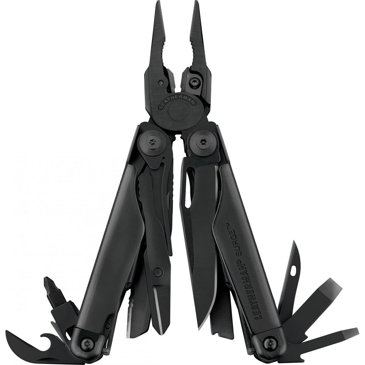 

Leatherman Surge Multi-Tool with Black Nylon MOLLE Sheath, Black Oxide