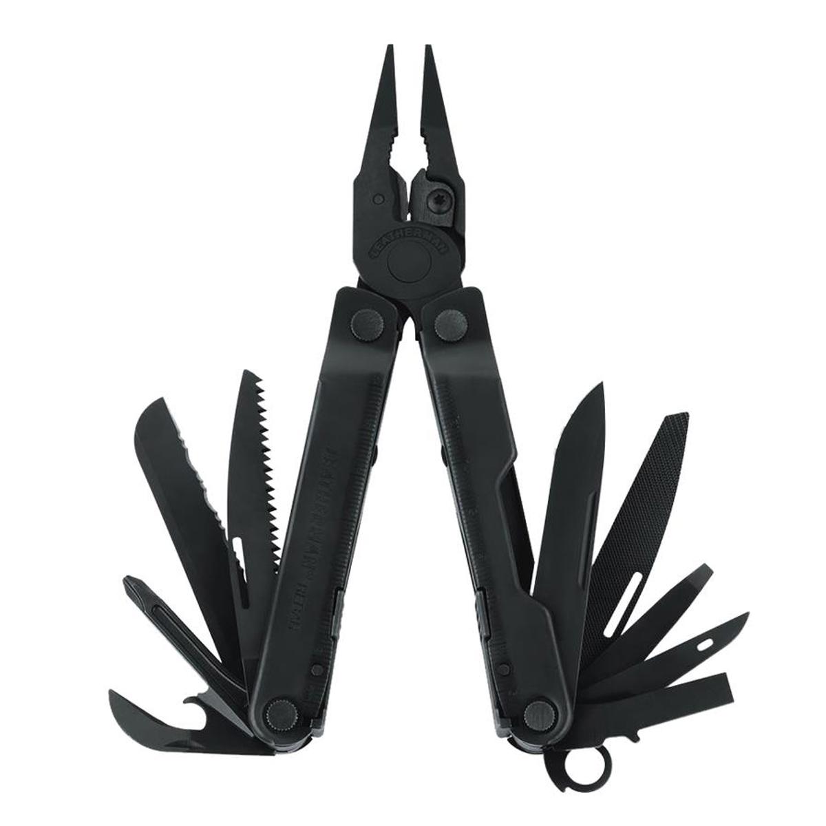

Leatherman Rebar Multi-Tool with Black MOLLE Sheath, Black Oxide, Box