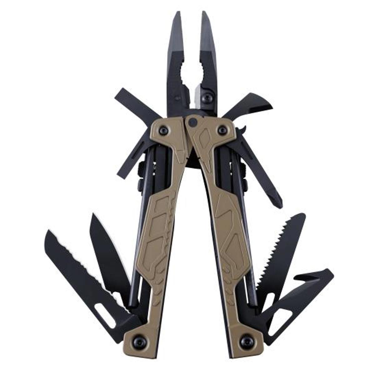 

Leatherman OHT Heavy Duty Multi-Tool, USA Brown MOLLE Sheath, Coyote Tan, Box