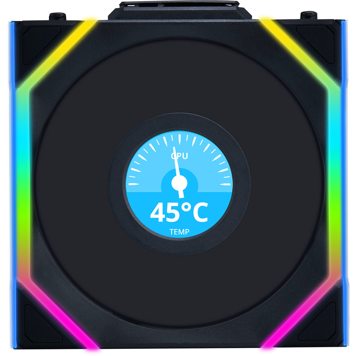 

Lian-Li UNI FAN SL Wireless 1.6" LCD 120mm RGB Case Fan with Reverse Blade Black
