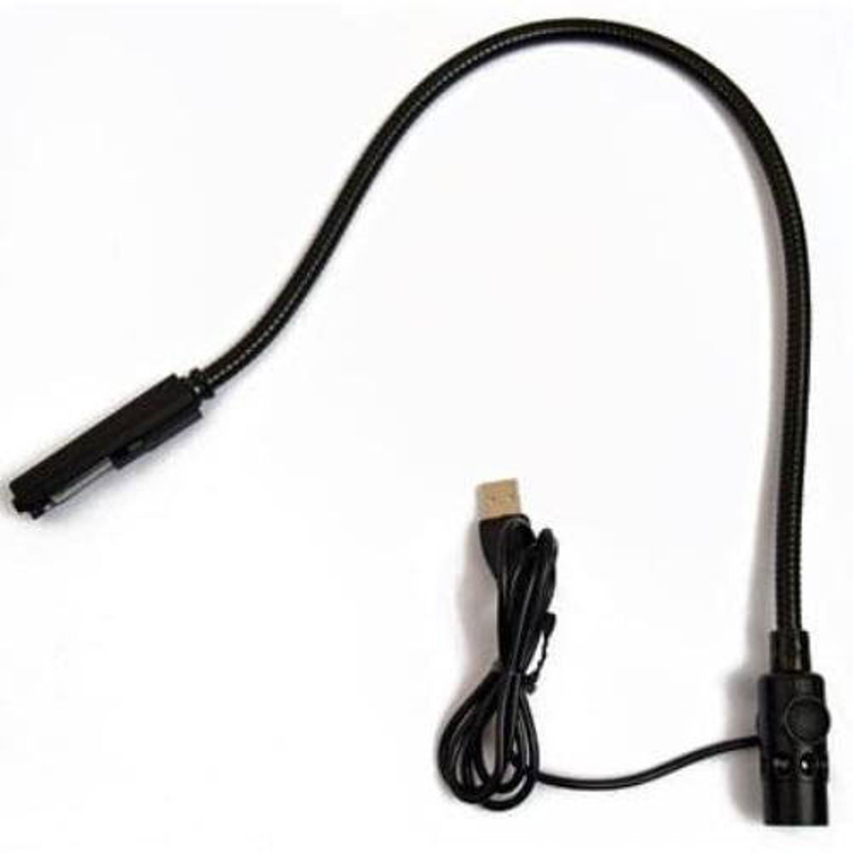 Image of Littlite LED-NA-USB Series 12&quot; LED Gooseneck Light with Right Angle Connector