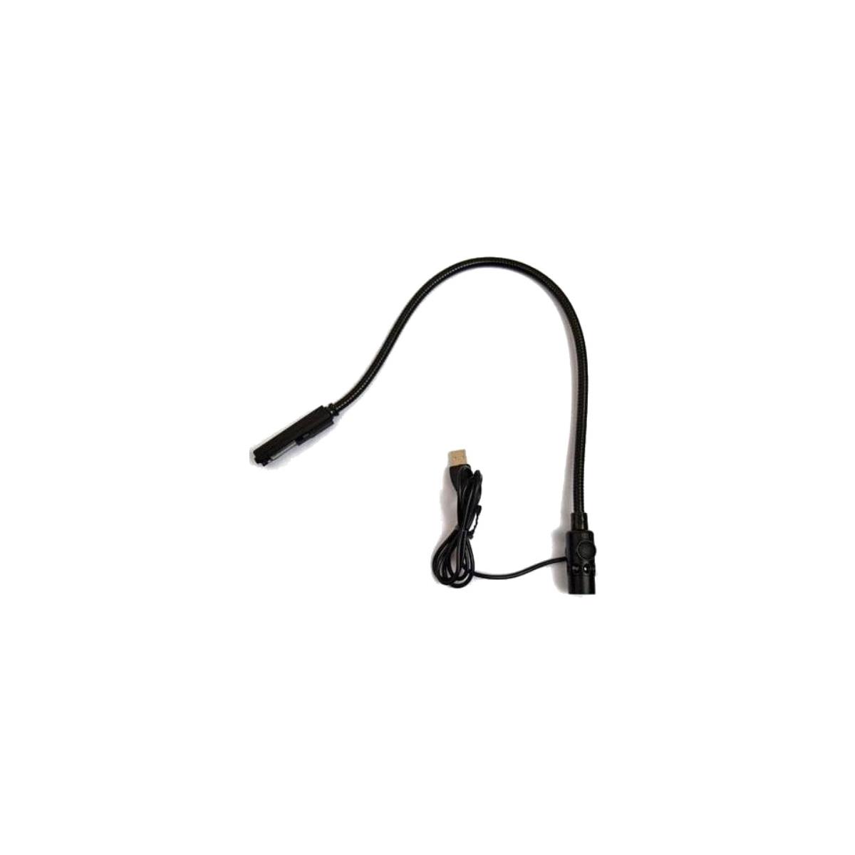 Image of Littlite LED-NA-USB Series 18&quot; LED Gooseneck Light with Right Angle Connector