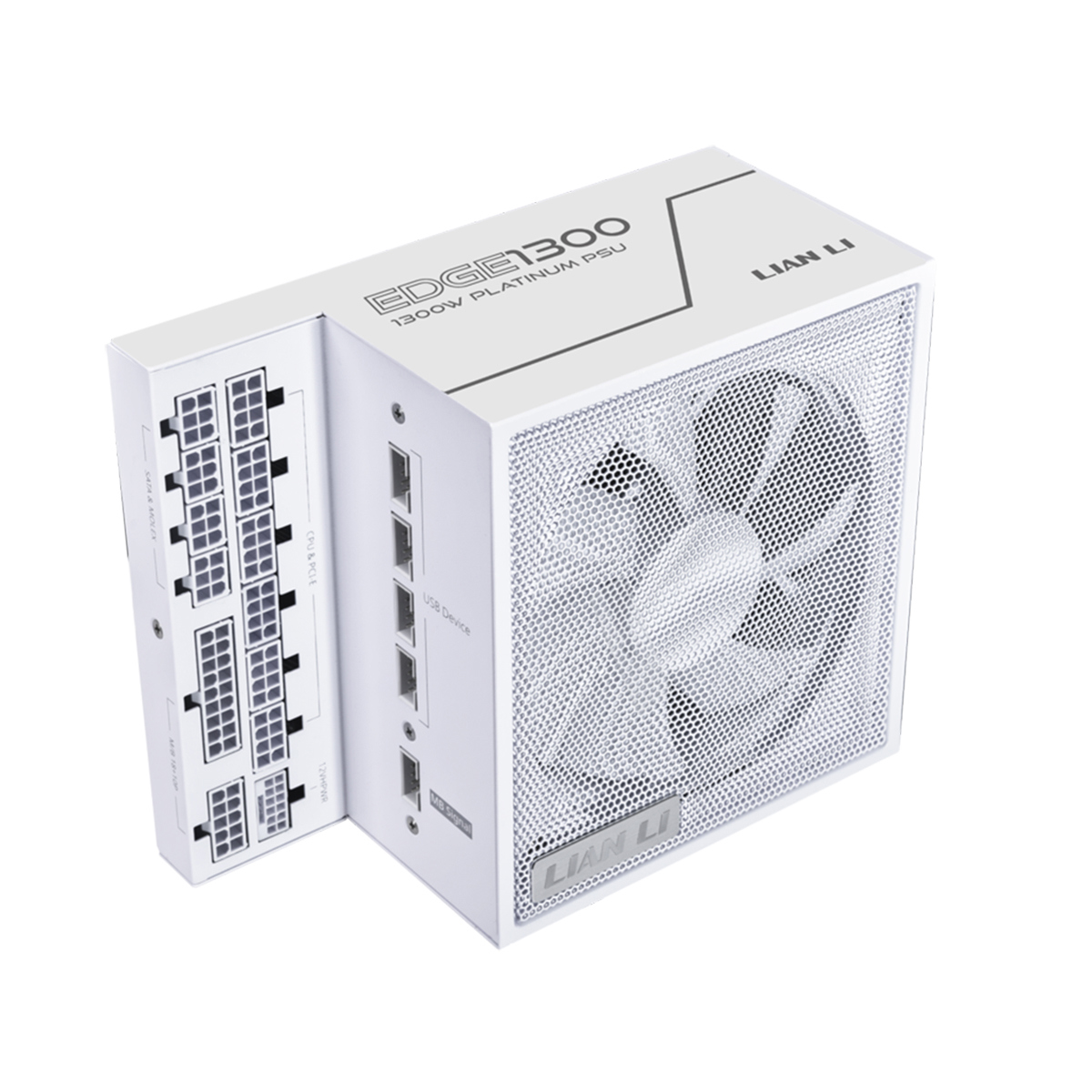 

Lian-Li EG1300 1300W 80+ Platinum Certified Fully Modular ATX Power Supply Unit White