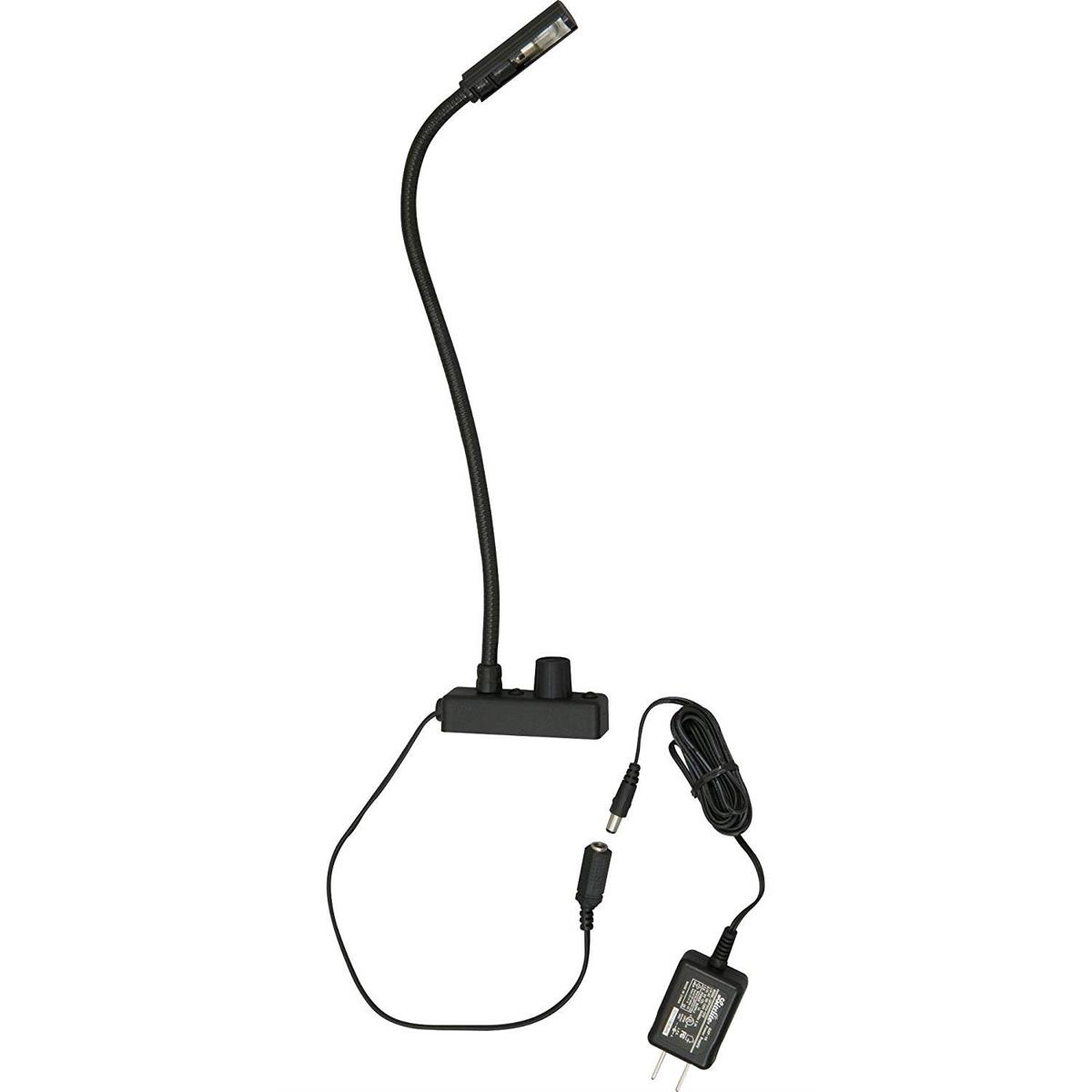 

Littlite L-2 Low Intensity 12" Permanently Attached Gooseneck Lampset,U.S Power