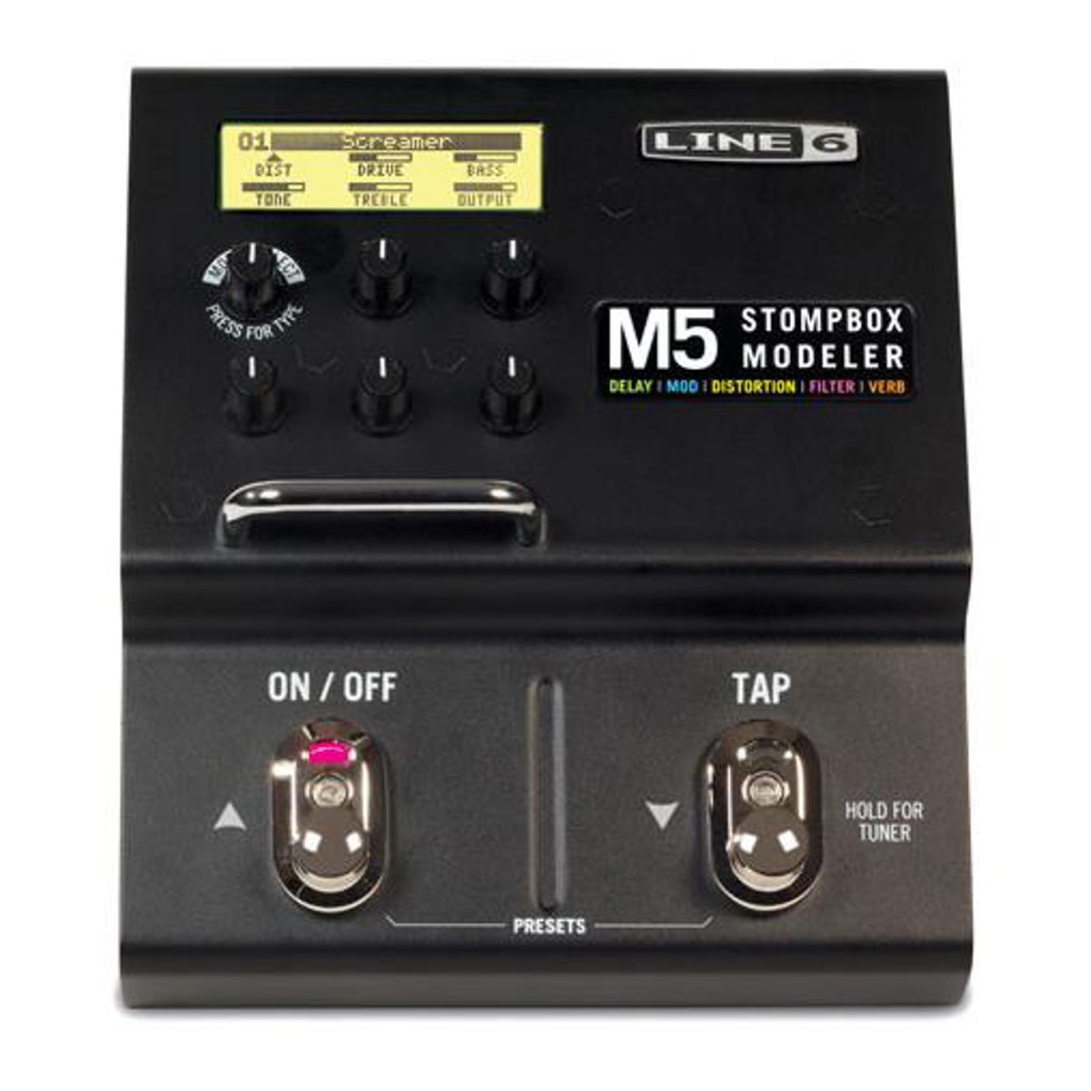 

Line 6 M5 Multi-Effects Stompbox Modeler Guitar Pedal, Single FX Units