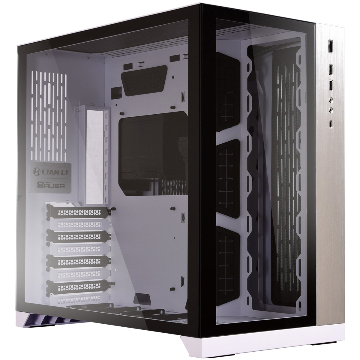 

Lian-Li PC-O11DW Dynamic Mid Tower Tempered Glass Computer Case, White