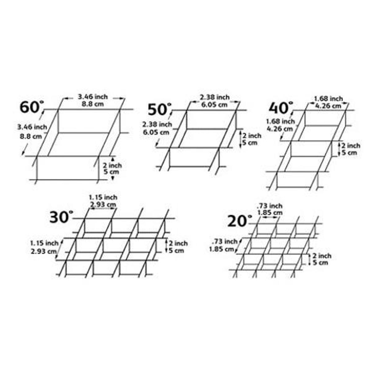 

Lighttools 50½ Soft Egg Crate to fit the Plume Wafer 140 Lightbank Strip #4585