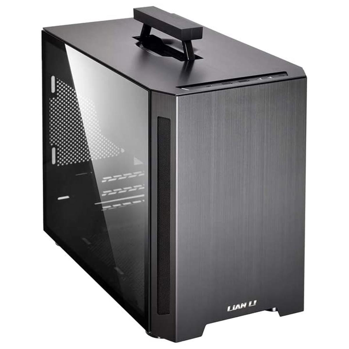 

Lian-Li TU150WX Aluminum Mini-ITX Computer Case with Tempered Glass, Black