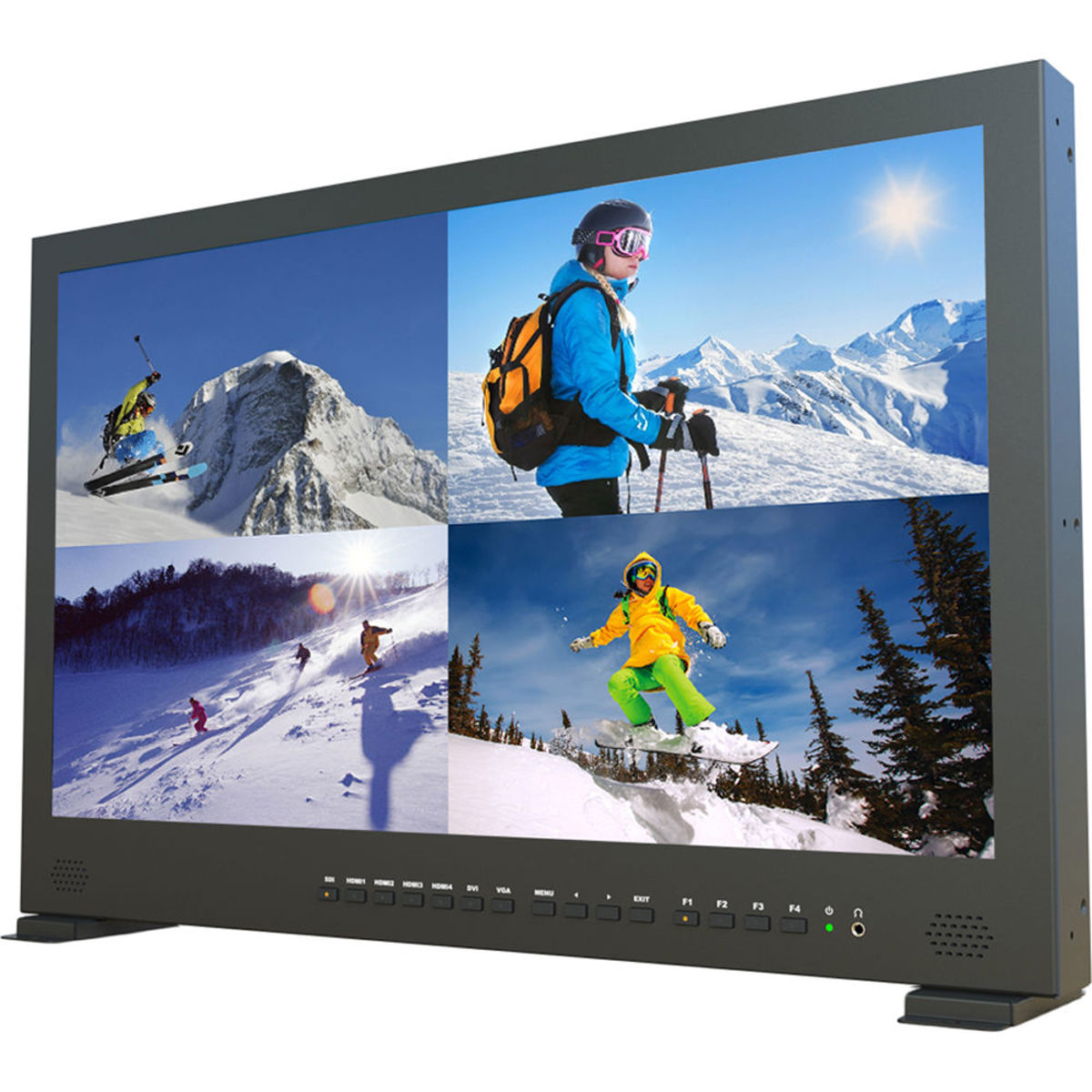 Lilliput BM230-4KS 23.8" IPS Carry-On 4K Broadcast LED Monitor, V-Mount -  BM230-4KS-VBP