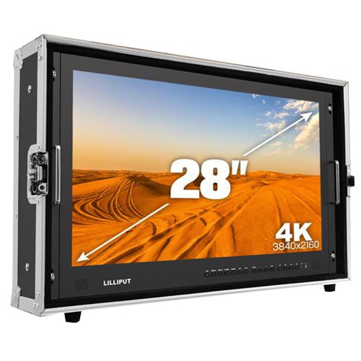 

Lilliput BM280-4K 28" Carry-on 4K LED Monitor with V-Mount, 3840x2160
