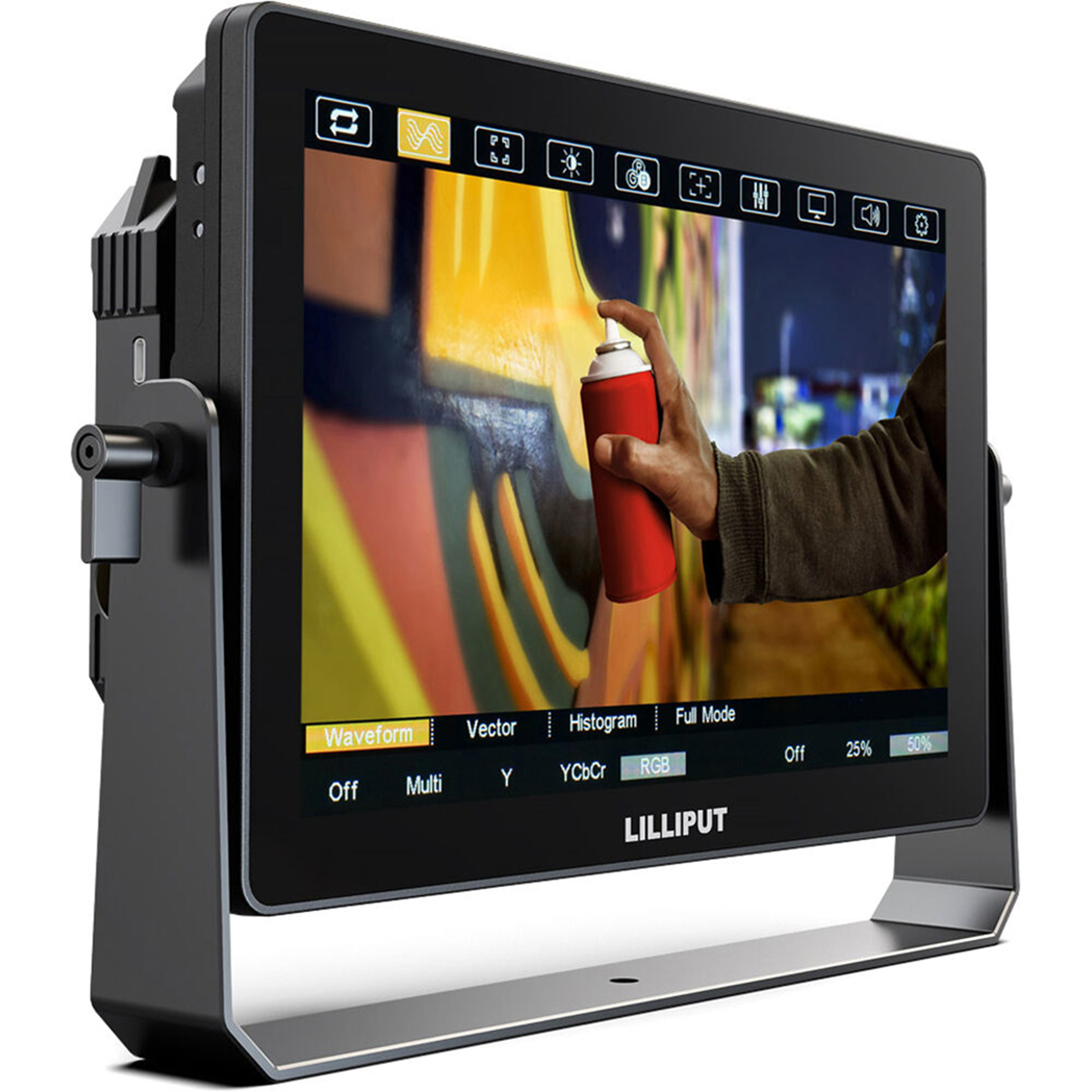 

Lilliput HT10S 10.1" 16:10 WUXGA Touch On-Camera Monitor, Supports HDMI & 3G-SDI