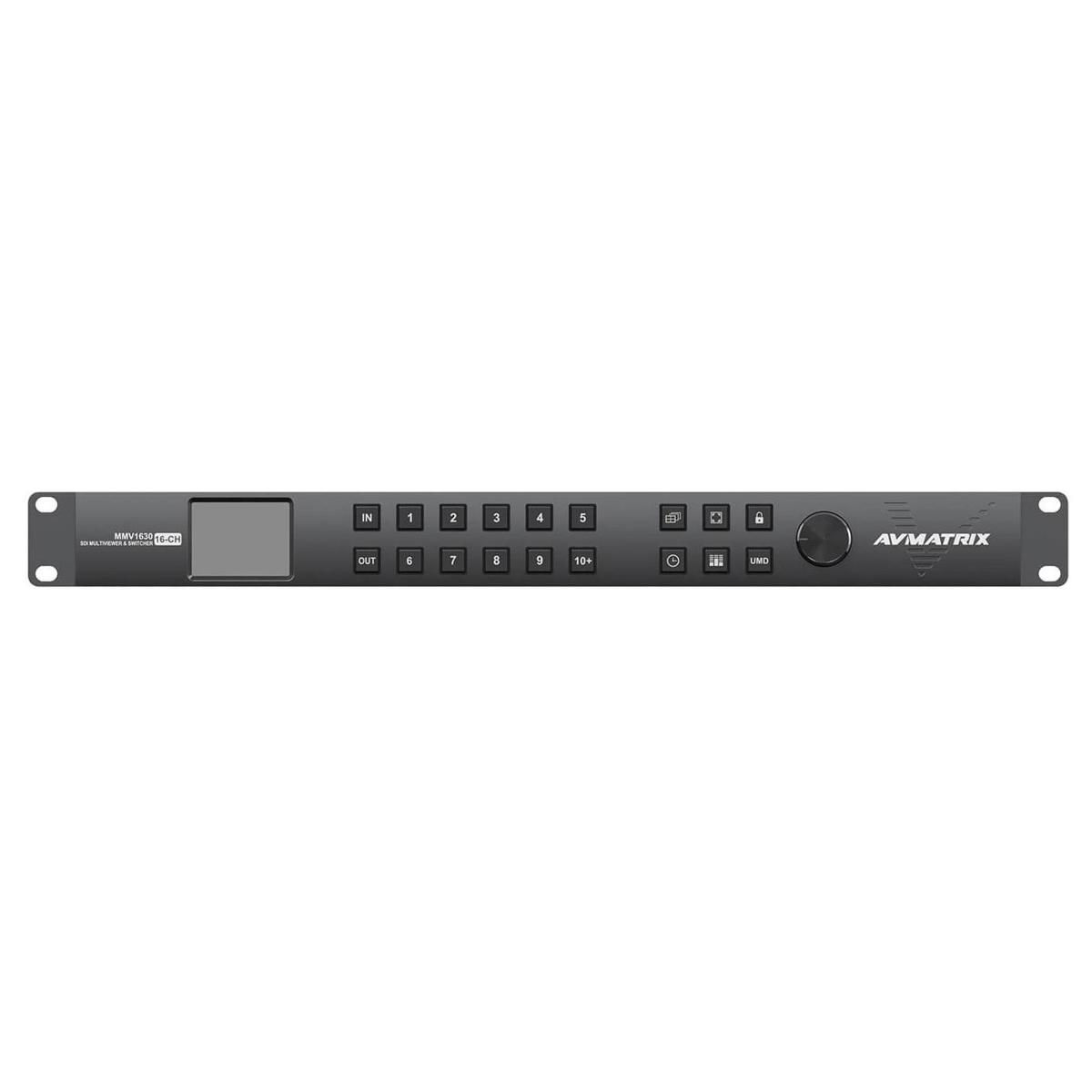 

AVMatrix MMV1630 1RU 16-Channel 3G-SDI Multiviewer and 16x16 Matrix Switcher