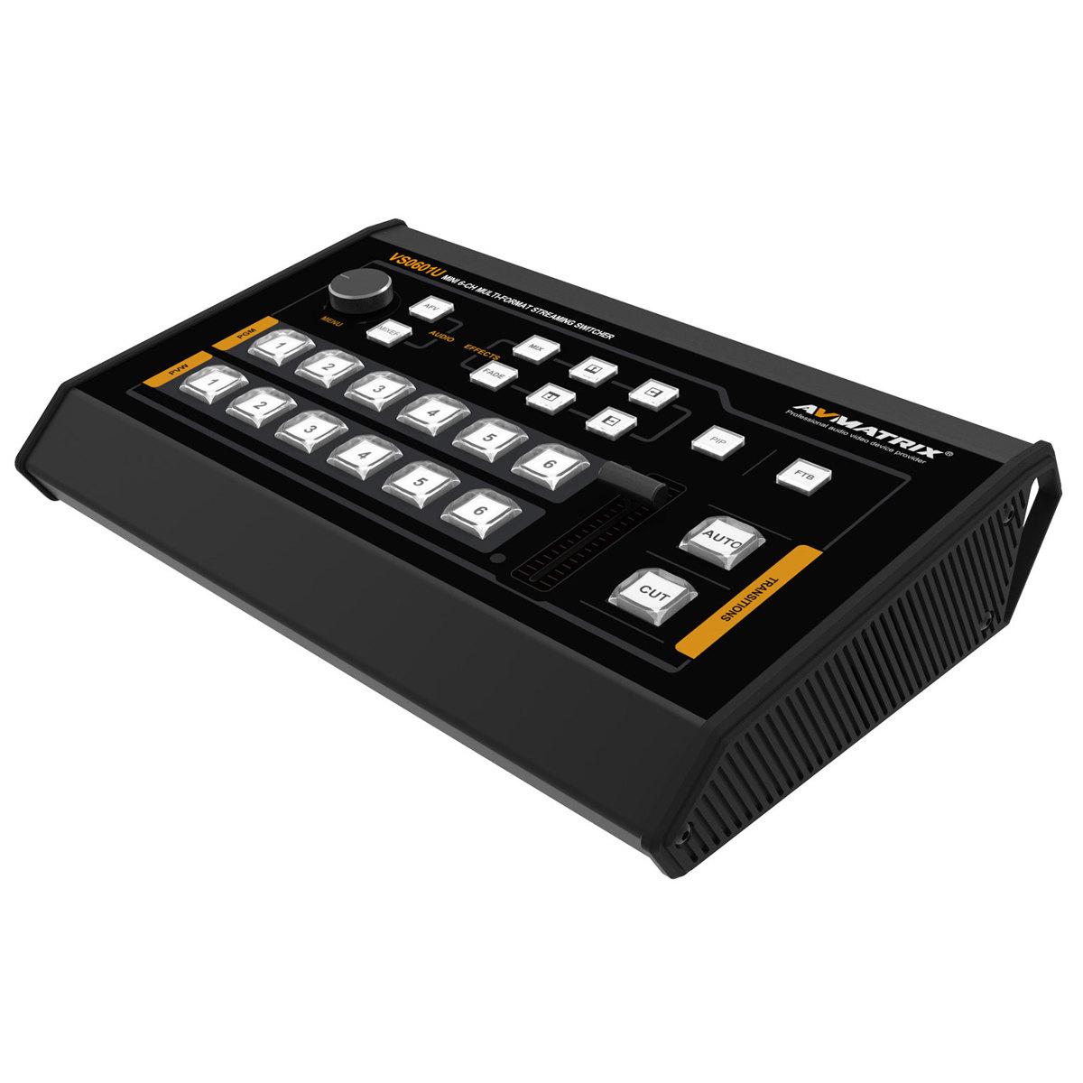 

AVMatrix VS0601U Mini 6-Channel SDI/HDMI Multi-Format Streaming Switcher