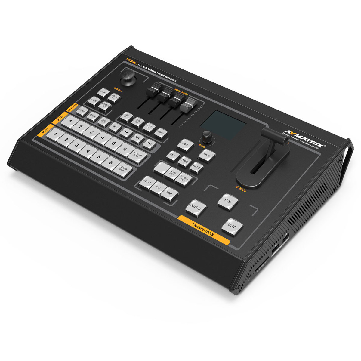 

AVMatrix VS0605U 6-Channel SDI/HDMI Multi-Format Streaming Switcher