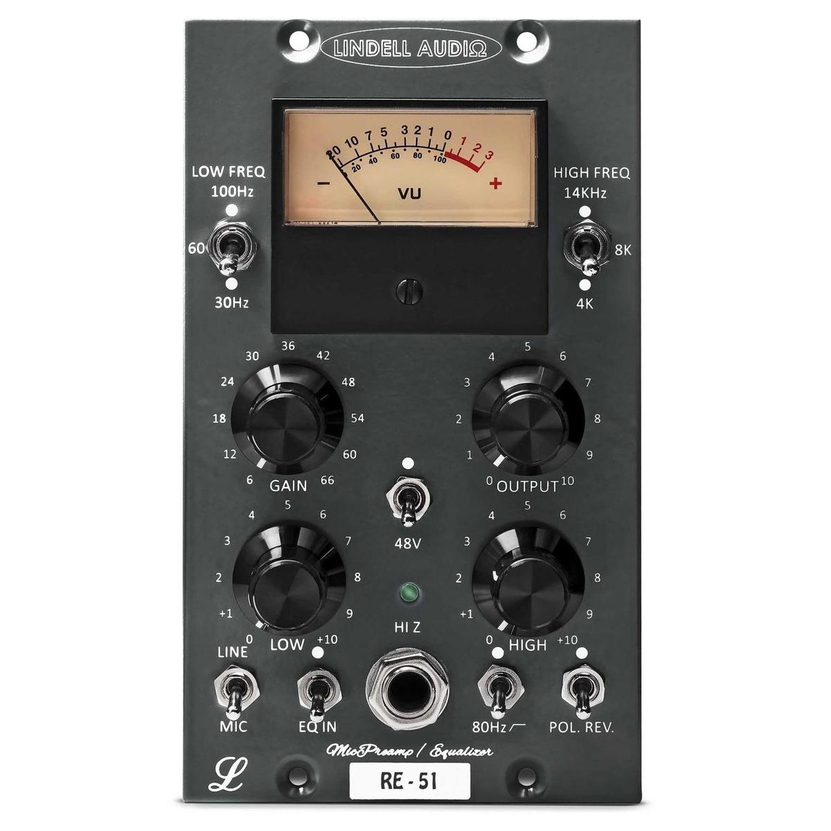 

Gator Cases Lindell Audio RE-51 Retro 500 Series Microphone Preamplifier & Equalizer Module