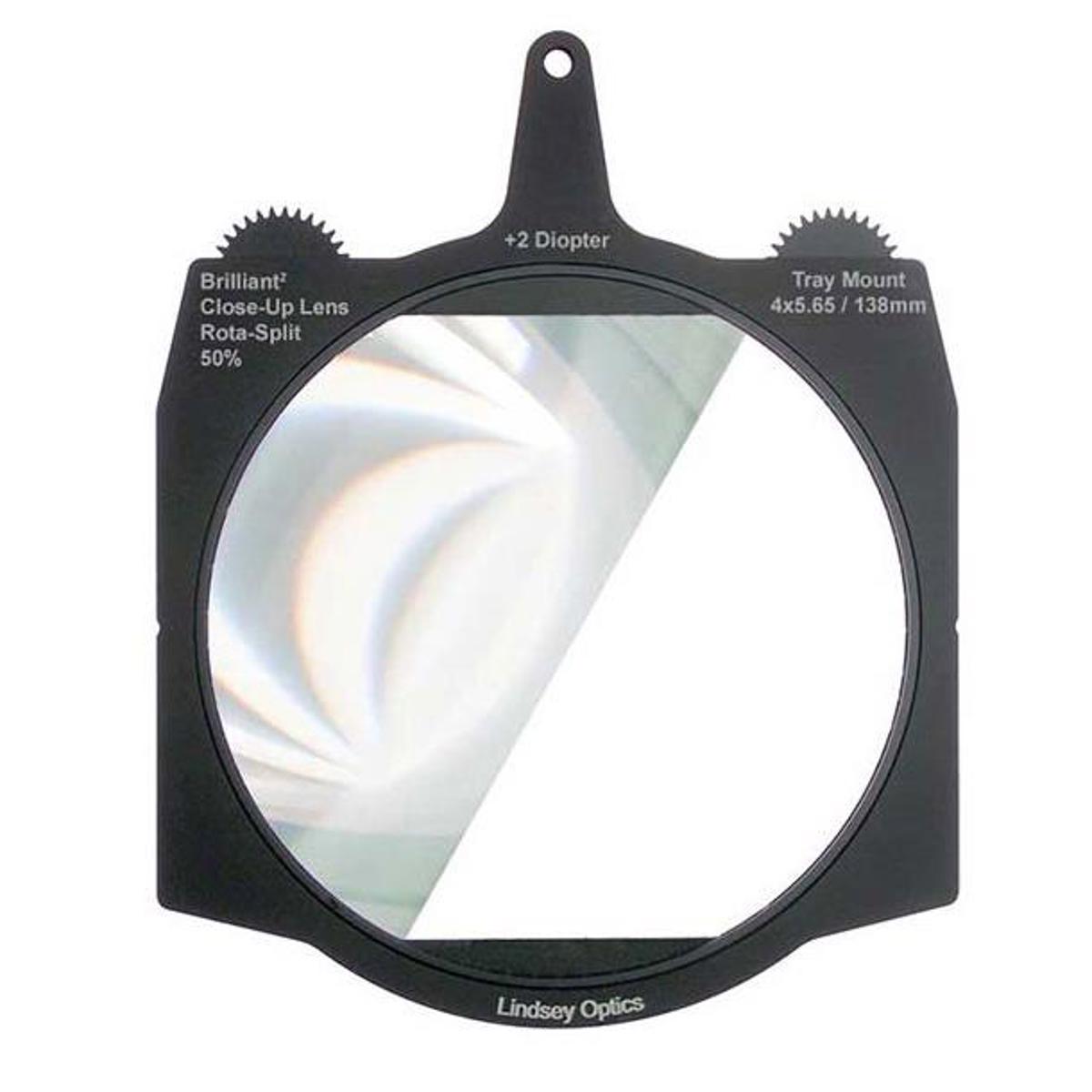 

Lindsey Optics 4x5.66" Brilliant2 Rota-Split +2 Diopter Close-Up Lens 50%