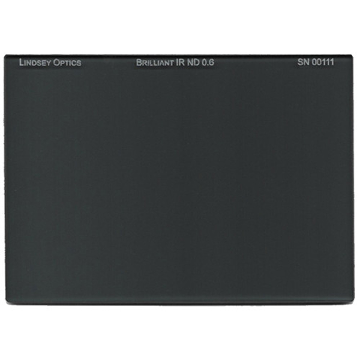 

Lindsey Optics 4x5.65" Brilliant FS IR 0.6 ND Filter, 2 Stop, 25% Transmission