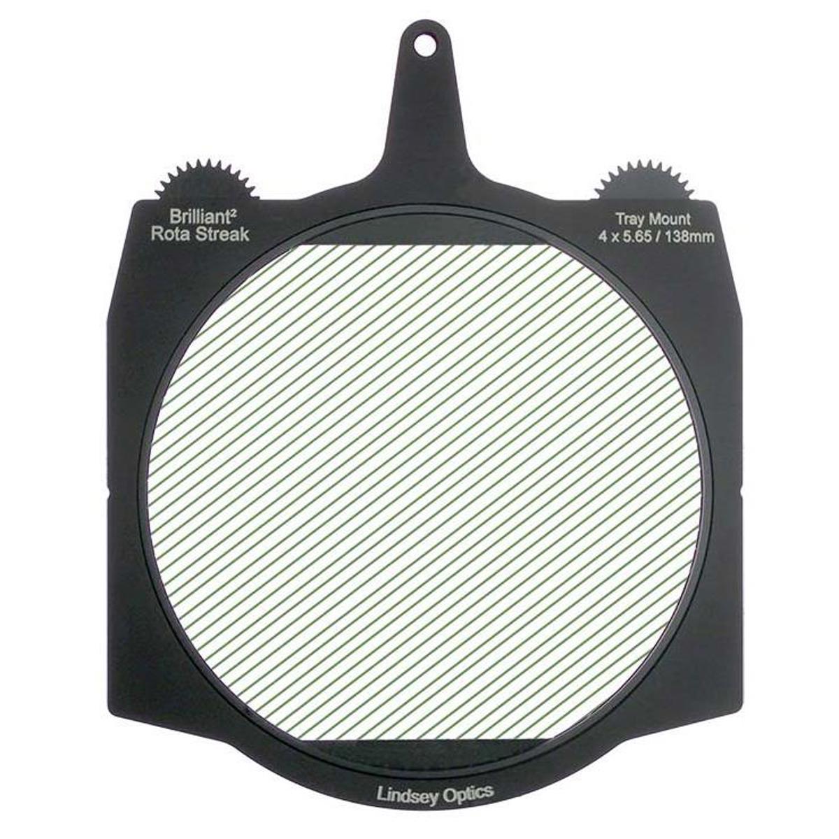 

Lindsey Optics 4x5.65" Brilliant2 Rota-Streak Filter, 4mm Lens Spacing, Green