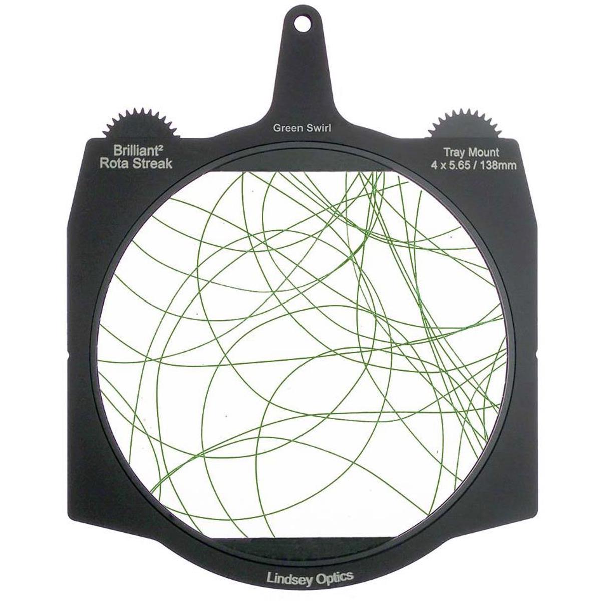 

Lindsey Optics 4x5.65" Brilliant2 Rota-Streak Filter, Swirl, Green