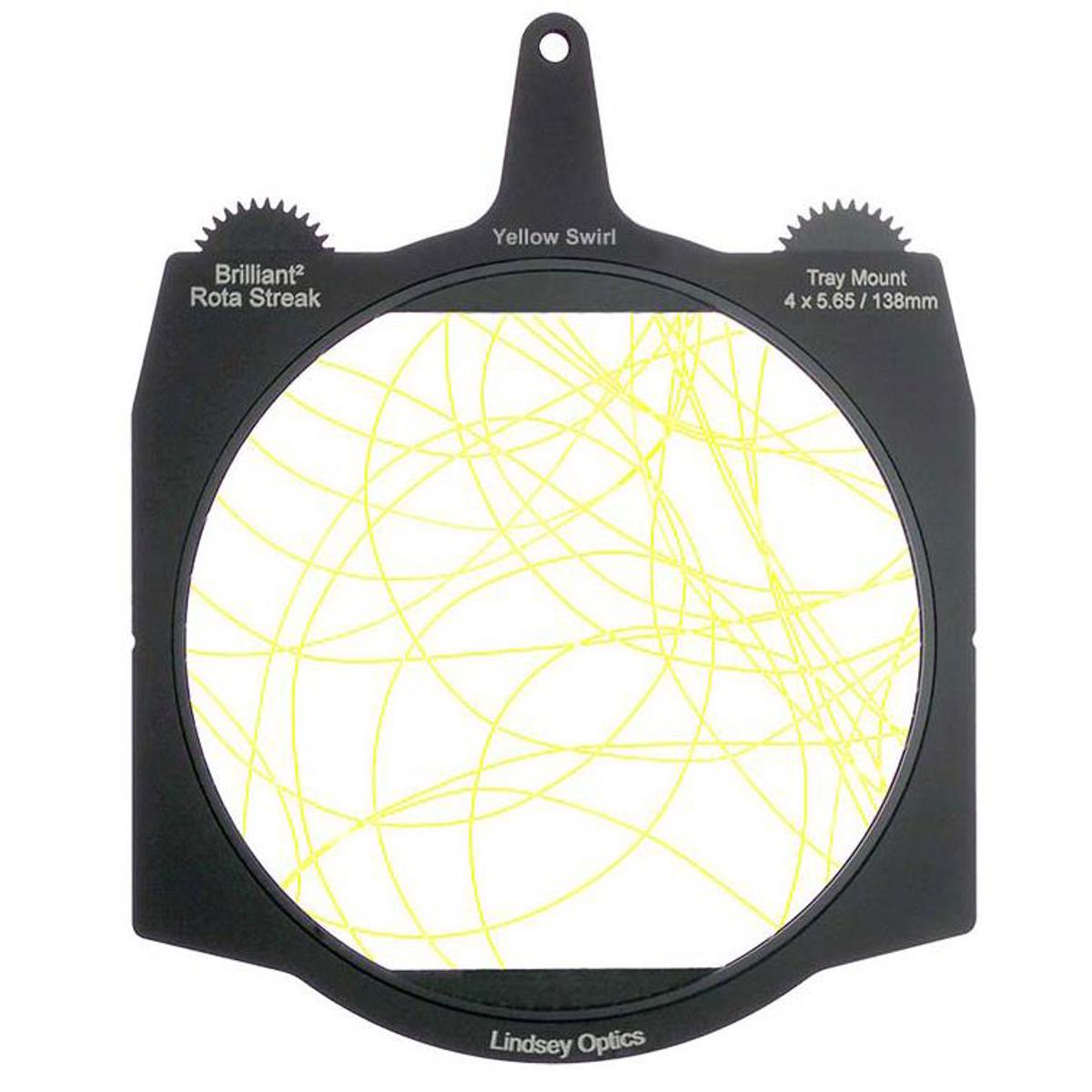 

Lindsey Optics 4x5.65" Brilliant2 Rota-Streak Filter, Swirl, Yellow