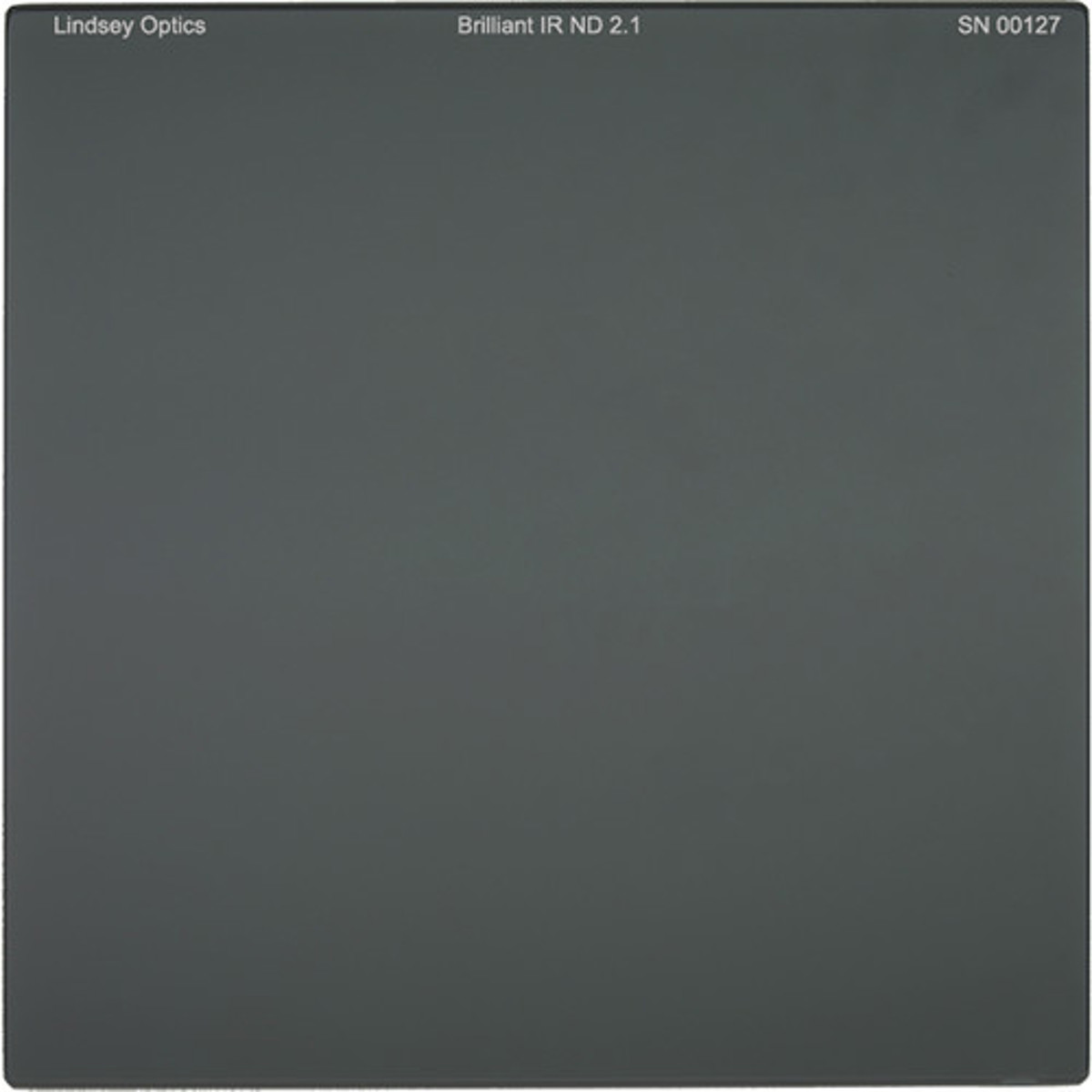 

Lindsey Optics Lisey Optics 6.6x6.6" Brilliant FS IR 2.1 ND Filter, 7 Stop, 0.78% Transmission