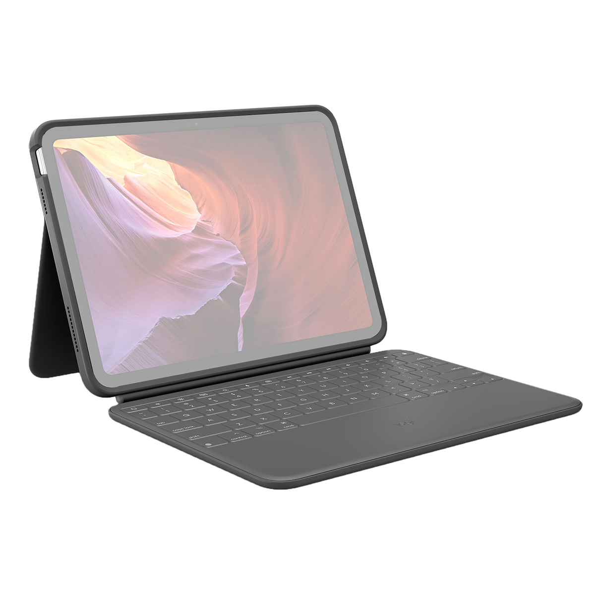 

Logitech Rugged Folio Protective Keyboard Case for iPad 10.9" 10th Gen, Graphite