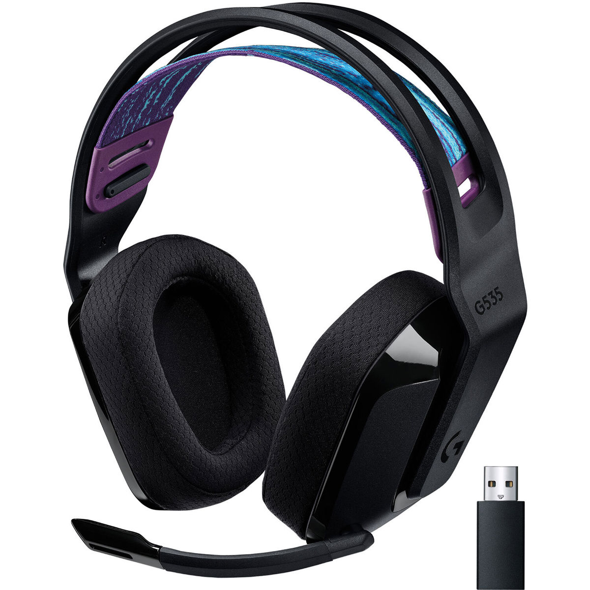 

Logitech G G535 LIGHTSPEED Wireless RGB Gaming Headset, Black