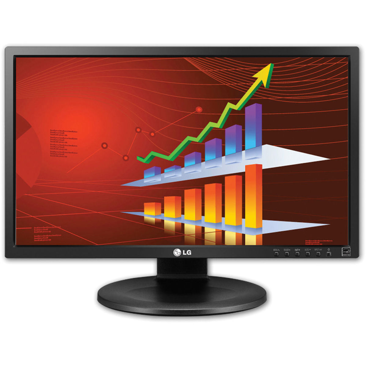 21.5" Full HD IPS LED Monitor, 1920x1080, TAA Compliant, Black - LG 22MB35P-I