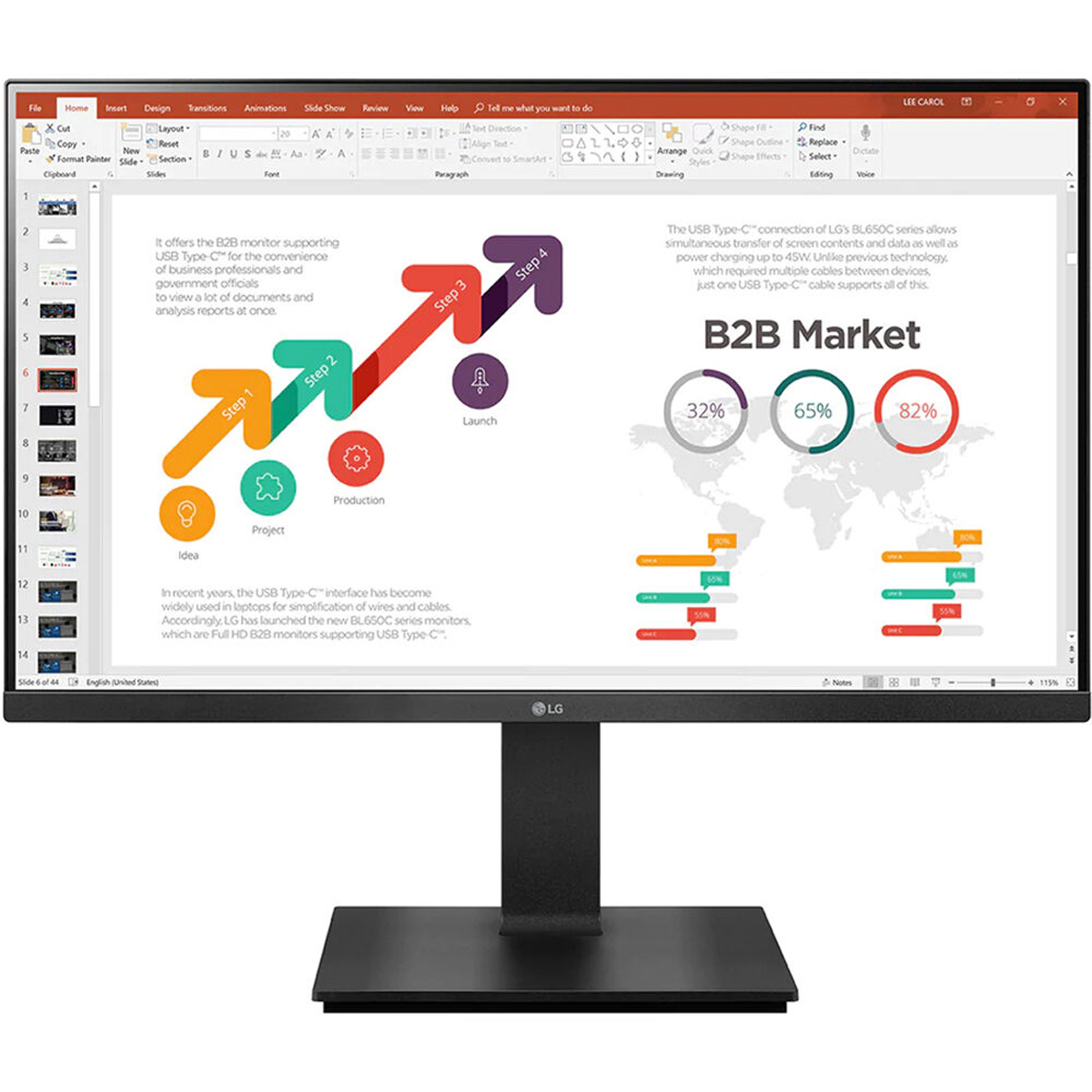 

LG 24BP450Y-I 23.8" 16:9 Full HD IPS LCD Monitor