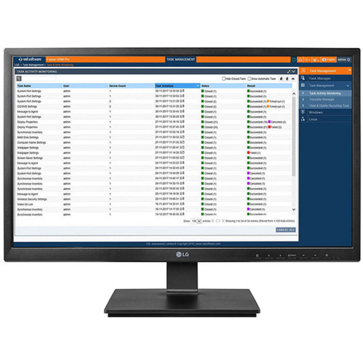 

LG 24CK550N-3A 24" Full HD IPS All-in-One Thin Client Monitor, Built-in Speakers