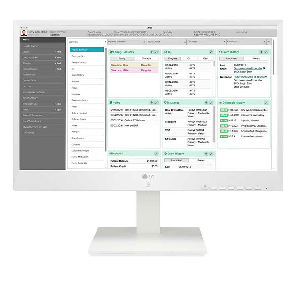 

LG 24CN670NK6N 24" Full HD IPS All-in-One Thin Client Monitor, Built-In Speakers
