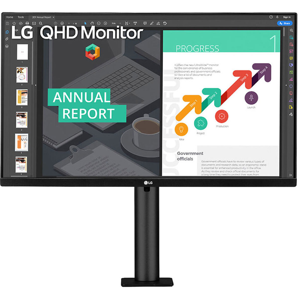 

LG 27BN88Q-B 27" 16:9 QHD HDR10 IPS Monitor with Ergonomic Stand