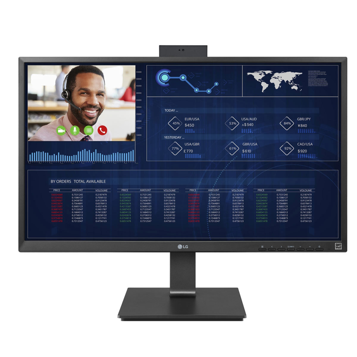 

LG 27CN650N-6N 27" FHD IPS TAA All-in-One Thin Client Monitor, Built-In Speakers