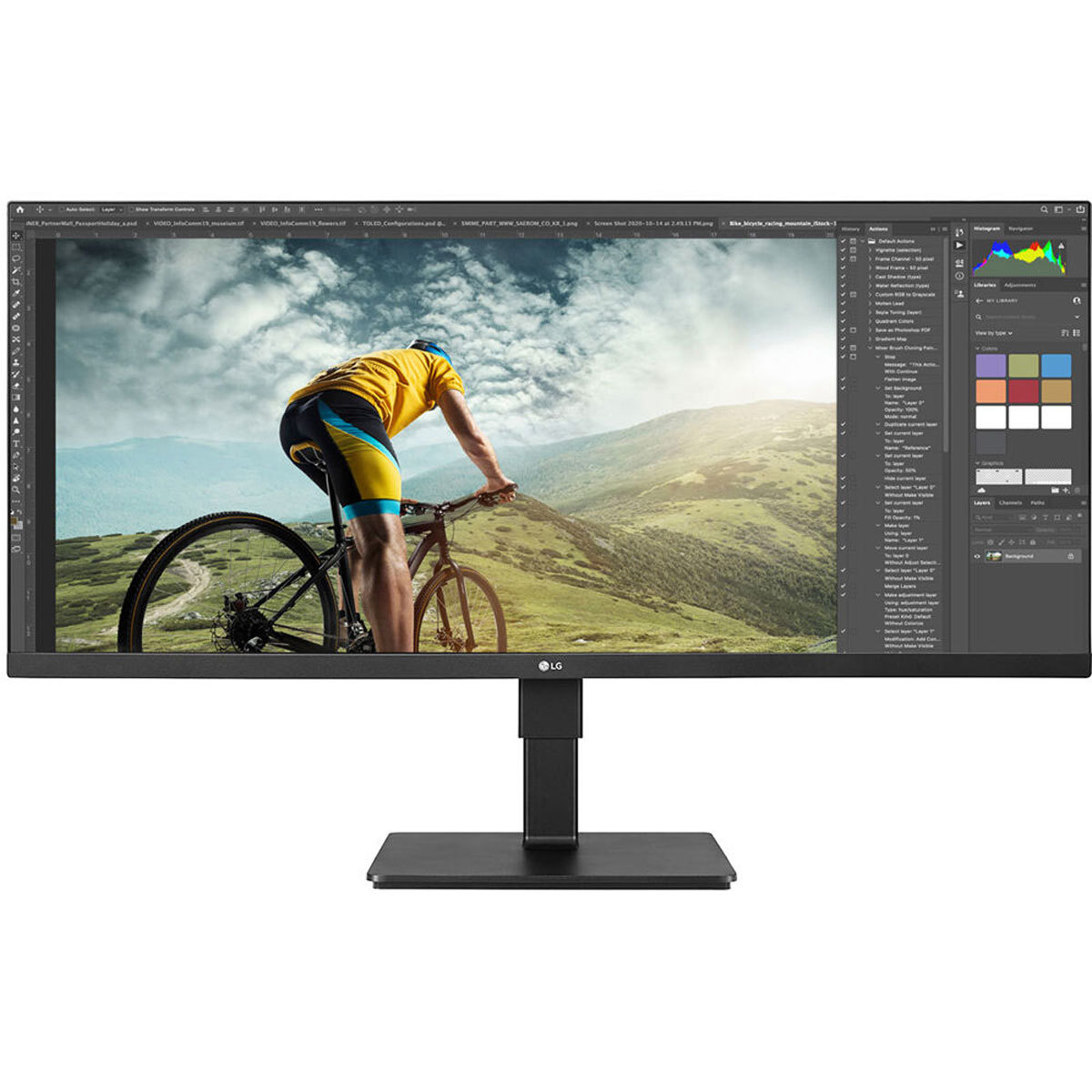 

LG 34BN670-B 34" 21:9 FHD UltraWide HDR10 IPS Monitor, Built-In-Speakers, Black